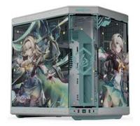 Case PC HYTE Y70 Firefly Edition Midi Tower Vetro Temperato Blu Argento