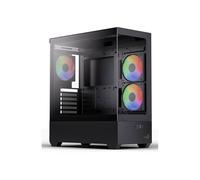 Case PC Mid-Tower AEROCOOL P500D Vetro temperato 3x120mm A-RGB USB-C Nero - Nouvo