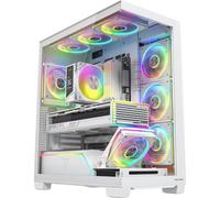 Modecom Case Gaming Midi Tower VOLCANO STELLAR PLUS ARGB 8F Bianco ATX