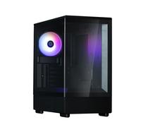 Case PC Mini Tower senza alimentatore - ZALMAN P10 (nero) - Micro ATX/Mini-ITX - 1x120mm A-RGB - USB-C/3.0/HD Audio - Vetro temperato - Nouvo