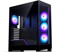 Phanteks NV5X PC-Gehäuse, Midi-Tower, E-ATX, Tempered Glass, ARGB - schwarz