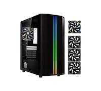 Case PC senza alimentatore - BITFENIX Saber Mesh (Nero) - Medio tower - Formato ATX