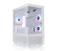 Case PC Thermaltake View 170 TG ARGB Snow Micro Tower Bianca