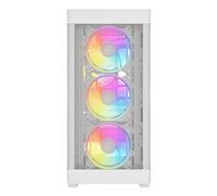 Case PC VIDA Zephyr V2 Torre Bianca Micro ATX Mini-ITX Vetro Temprato
