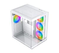Case PC Xigmatek Aqua Compact Air EN48272 Vetro Temperato Bianco