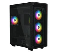 Case PC XPG BATTLECRUISER II ST Midi Tower Nero con Ventole RGB e Vetro Temperato