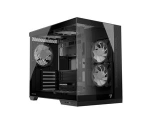 Case per computer - MODECOM - Volcano Panorama NF MIDI - Grigio - Vetro temperato - Raffreddamento fino a 175mm