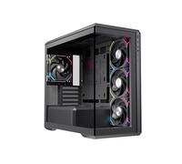 CASE PER PC 2N TELEKOMUNIKACE EXCS-ZM-800R-B - Materiale in vetro temperato, Dimensioni 235 x 455 x 435 mm, Peso 7,7 kg