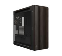 ASUS ProArt PA602 Walnut Wood TG PWM MODERN BLACK, Case Gaming E-ATX in Legno e Vetro Temperato, Ventole da 140 mm e 200 mm, Rilevatore di Polvere IR, Presa d’aria Laterale, 5 Porte USB, Nero