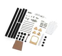 Case per PC ATX con telaio aperto in lega di alluminio fai-da-te, case per computer ATX per piattaforma di test overclocking, telaio leggero in mattoncini color carne con