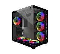 CASE PER PC GAMING MRED MR-014 - Materiale in acciaio e vetro temperato, Dimensioni 277 x 415 x 415 mm