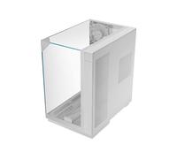MARS GAMING MC-3GF, Case da Gioco ATX, Triplo Vetro Temperato, 2X Ventole ARGB Posteriori da 120 mm, Supporto verticale per Schede Grafiche, PC Tower Raffreddamento a Liquido fino a 360 mm, Bianco