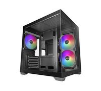 CASE PER PC MARS GAMING MCVIEW3 - Materiale in vetro temperato, Dimensioni 277 x 357 x 355 mm, Peso 3 kg