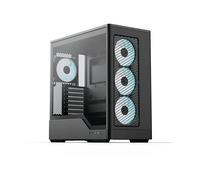 Case PC Medio Torre AeroCool D520A - 4x120mm A-RGB, Facciata Mesh, Vetro Temperato, Type-C/USB3.0 - Nero - Nouvo