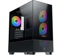Case per PC mid tower senza alimentatore - XIGMATEK Endorphin Air V2 (Nero) - E-ATX/ATX - 4x120mm A-RGB - USB-C/3.0/2.0 - Vetro temperato - Nouvo