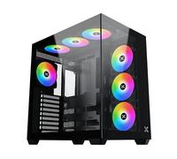XIGMATEK Aqua V Air - Case da gioco Mid-Tower in acciaio, colore: Nero