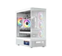 CASE PER PC MODECOM Volcano AQ400 ARGB MIDI - Materiale in acciaio e vetro temperato