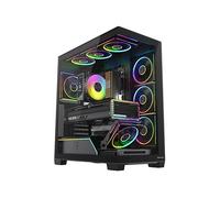 CASE PER PC MODECOM VOLCANO STELLAR PLUS ARGB MIDI 8F - Materiale in acciaio e plastica