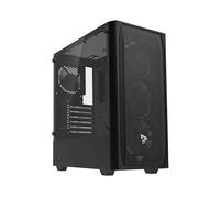 CASE PER PC SAVIO Noctis Flow - Materiale in vetro temperato e acciaio