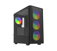 CASE PER PC SAVIO Noctis Flow RGB - Materiale in vetro, Dimensioni 26 x 48,5 x 48 cm, Peso 4,54 kg
