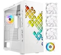 Case per PC senza alimentatore - BITFENIX Tracery ARGB (Bianco) - Medium tower - Formato E-ATX - Nouvo