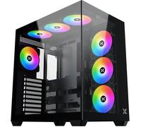 Case per PC - XIGMATEK - Aqua V AIR - Cubo - ATX - Vetro temperato - ARGB - Nero - Nouvo