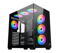 Case per PC - XIGMATEK - Aqua V AIR - Cubo - ATX - Vetro temperato - ARGB - Nero - Nouvo