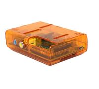 Case per Raspberry Pi Modello A arancione trasparente accesso a tutte le porte