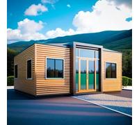 Case prefabbricate Casa prefabbricata Container House Modulare Low Cost Housing Pieghevole Ufficio Pieghevole Personalizzato Mall