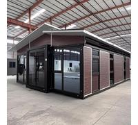 Case prefabbricate: case pieghevoli portatili da 20 ft/40 piedi con bagno e cucina - Soggiorno modulare di lusso (1-3 camere da letto), capsule personalizzabili a doppia storia