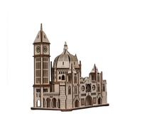 Case Puzzle 3D in Legno, Modello di Assemblaggio Artigianale Fai da Te, Rompicapo Giochi Logica Potenziare creatività, Ideale Regalo