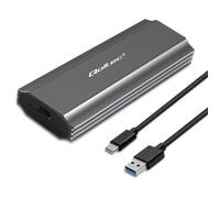 Case Qoltec | Alloggiamento SSD M.2 NV2271 | SATA | NVMe | USB-C | 2 TB