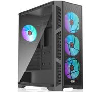 Case Raikintek Arcadia III MS4 4xARGB FAN (schwarz, Tempered Glass)