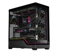 Case SHOWBUI WAVE 82B - Gaming Tower- ATX- 4x12cm ARGB fan- 2xUSB3- Type-C- Darker Temp Glass Side & Front Panel