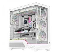 Case Showbui Wave 82W Gaming Tower Atx 4x12cm Argb Fan 2xusb3 Type-C Darker Temp Glass Side Fron Itgcasbw82w