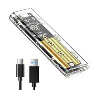 Case ssd M.2 nvme ssd usb case nvme,adattatore ssd m2 nvme usb lettore hard disk esterno USB 3.1 Gen2 ssd case per PCIe M-Key SSD 2230/2242/2260/2280 con UASP adattatore m2