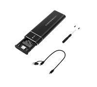 Case SSD M2 Custodia SSD M.2 NVMe USB 3.1 Tipo C Gen2 10 Gbps Senza Attrezzi Scatola UnitÃ A Stato M.2 NVMe NGFF Nero