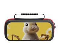 Case Switch 2Easter Con 15 Accessori Bundle , Cover Ufficiale Rosso , Tasca Trasporto Skull & Co One Size