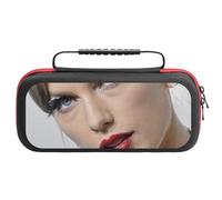 Case Switch 2Taylor Alison Swift Con 15 Accessori Bundle , Cover Ufficiale Rosso , Tasca Trasporto Skull & Co One Size