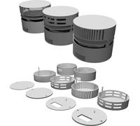 Case System for D1 Mini with Sensor Hat Compatibility - DIY IoT Project Housing