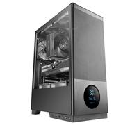 Case Tacens Sagitta20 Semitorre LED Display 3 Ventole 120mm Vetro Temperato USB-C Nero