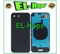 CASE VETRO SCOCCA POSTERIORE BACK COVER PER APPLE IPHONE 16E NERO