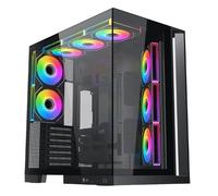 Case Xigmatek Aqua 7 EN49026 Nero ARGB Vetro Temperato Mid Tower