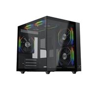 Case Xigmatek Aqua M Lite EN44410 ARGB Mini Torre Vetro Temperato Nero