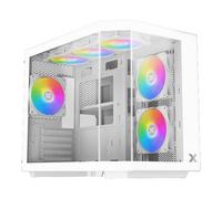Case Xigmatek Cubi M EN42805 Bianco mini torre vetro temperato ARGB