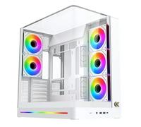 Case Xigmatek Pano II EN48579 ARGB Vetro Temperato Bianco ATX/Micro ATX