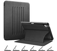 CaseBot - Custodia magnetica con supporto per iPad Air 11" (2025/2024) M3/M2 e iPad Air di 5a/4a generazione (2022-2020), custodia antiurto in TPU con portamatite, angoli regolabili, nero