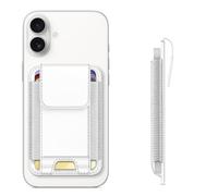 CASEBOT Portafoglio MagSafe per iPhone 16/15/14/13/12 - Portacarte Magnetico con Blocco RFID, Sottile per 6 Carte (Uomo/Donna), (Bianco)
