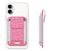 CASEBOT Portafoglio MagSafe per iPhone 16/15/14/13/12 - Portacarte Magnetico con Blocco RFID, Sottile per 6 Carte (Uomo/Donna), (Rosa)