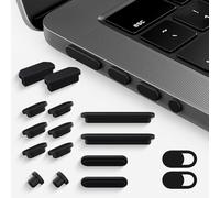 CaseBuy Accessori MacBook Pro, confezione da 14 tappi antipolvere per MacBook Pro 2025 - 2021 MacBook Pro 14/16 pollici M4 M3 M2 M1 Pro/Max, spina per HDMI, Thunderbolt, SDXC, Magsafe, cuffie e 2